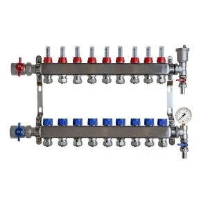 wodne ogrzewanie podłogowe manifold