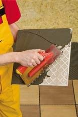 Klejenie płytek na OSB