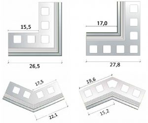 System okapowy MAPEI STD naroza