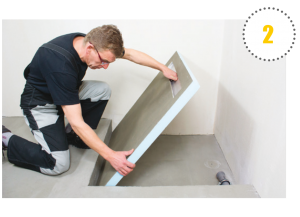 Montaż PŁYTY BRODZIKOWEJ 