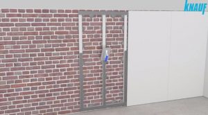 Klejenie płyt metodą dodatkowych pasków Knauf r8