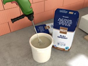 przyklejanie płyt gipsowych klej