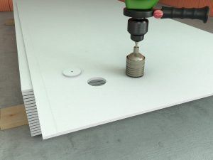 przyklejanie płyt gipsowych sotwory