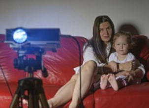 Malowanie pod projektor czyli kino w salonie Malowanie pod projektor