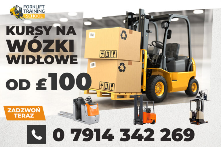 Szybki Kurs na Wózki Widłowe po Polsku – od £100!